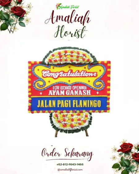 Sewa Papan Bunga Lepar Pongok